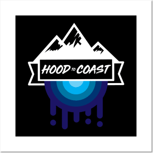 Hood To Coast White Posters and Art